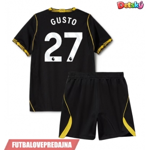 Lacne Dětský Futbalové dres Chelsea Malo Gusto #27 2026-27 Krátky Rukáv - Preč (+ trenírky)